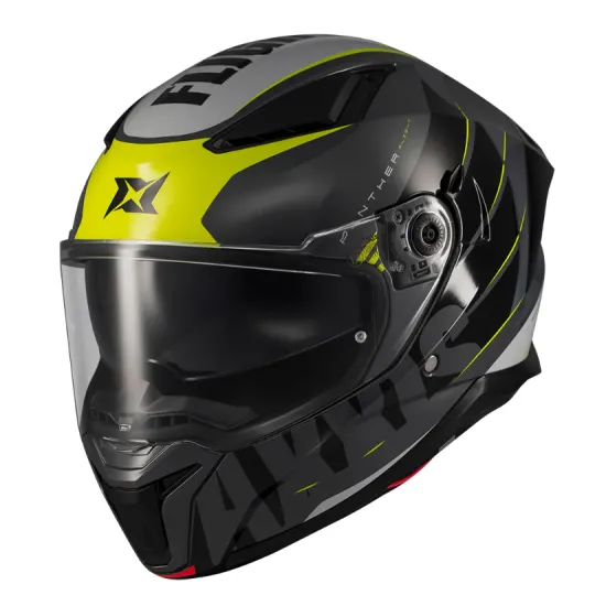 Каска AXXIS PANTHER SV FLIGHT C3 GLOSS с вътрешен слънчев визьор и ECE 22.06