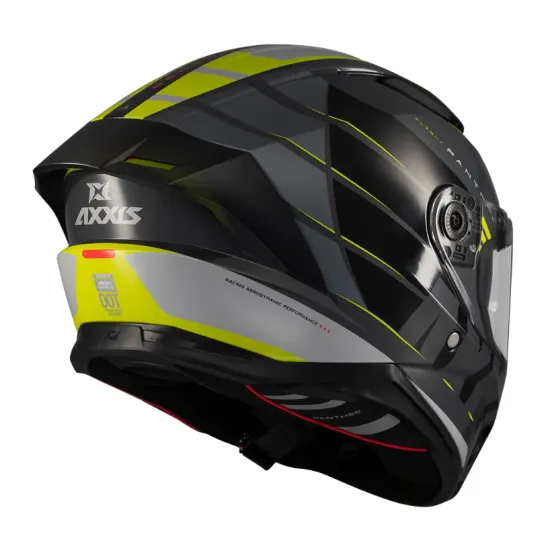 Каска AXXIS PANTHER SV FLIGHT C3 GLOSS с вътрешен слънчев визьор и ECE 22.06