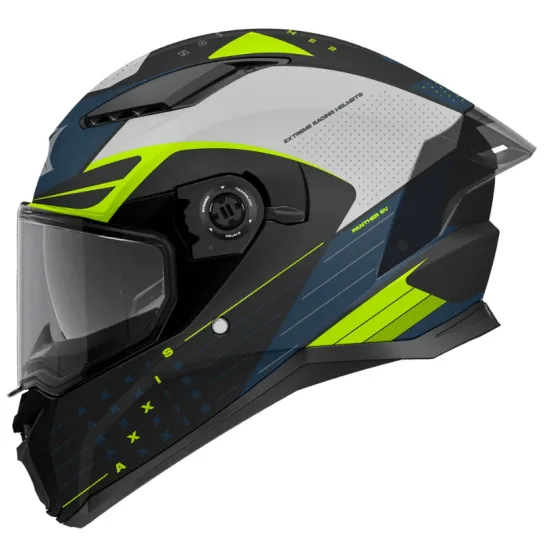 Каска AXXIS PANTHER SV DIMENSION B3 с вътрешен слънчев визьор и ECE 22.06