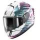 Каска SHARK RIDILL 2 REPTAIA BLUE PURPLE WHITE интегрална каска със слънчев визьор