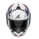 Каска SHARK RIDILL 2 REPTAIA BLUE PURPLE WHITE интегрална каска със слънчев визьор