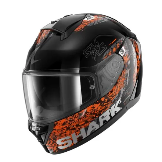 Каска SHARK RIDILL 2 SPEED-VIB Black Orange – интегрална каска с ECE 22-06