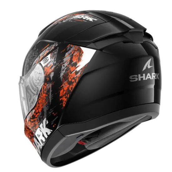 Каска SHARK RIDILL 2 SPEED-VIB Black Orange – интегрална каска с ECE 22-06