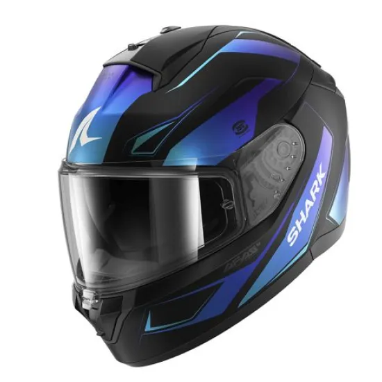 Каска SHARK RIDILL 2 MEKARIUM Black Blue – интегрална каска с Pinlock ready