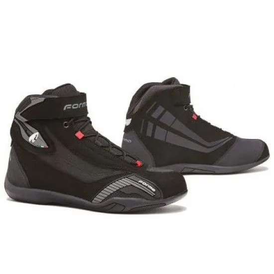 Градски мото боти FORMA Genesis Black с TPU защита на глезена и Urban Sole