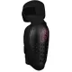 Черни детски налакътници Troy Lee Design Rogue с червен лого, твърда полимерна защита с вентилационни отвори и велкро презрамки