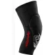 Черни детски наколенки TROY LEE DESIGNS Speed Pro с D3O защитна вложка, силиконови маншети и фирмено лого в бяло