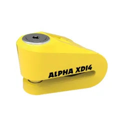 Заключване за диск OXFORD Alpha XD14 - Ø14 мм, жълто