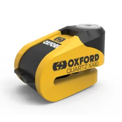 Дискова ключалка за аларма OXFORD XA10 - Ø10 мм жълта/черна