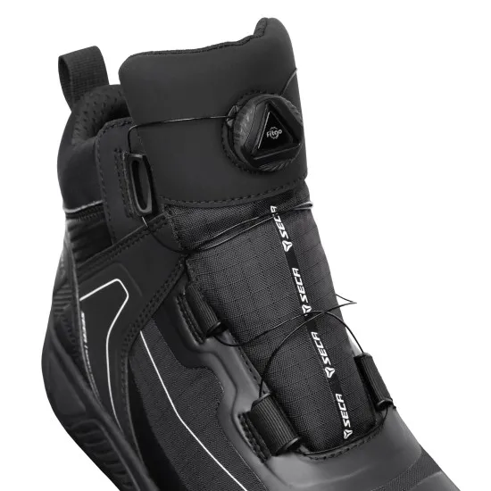 Мото боти SECA DRIFT Black – мото обувки с FitGo® система и EVA подметка