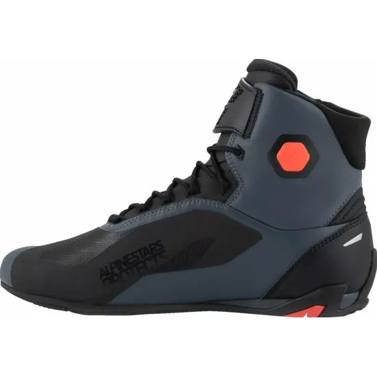 Мото боти ALPINESTARS FASTER-4 BLK/GRY/RD – спортен дизайн, защита и удобство