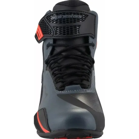 Мото боти ALPINESTARS FASTER-4 BLK/GRY/RD – спортен дизайн, защита и удобство