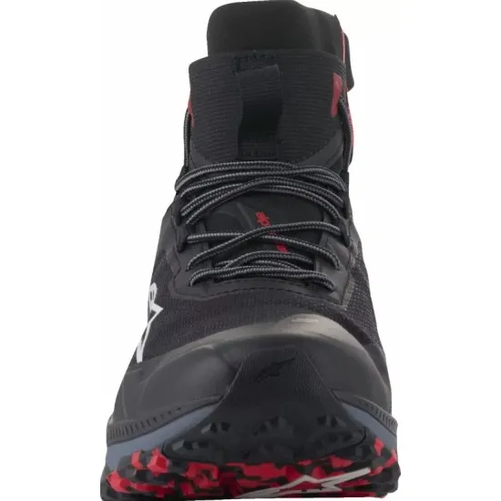 ALPINESTARS SPEEDFORCE XR BK/RD/GY – мото кецове с дизайн на маратонки в черно, червено и сиво