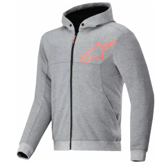Alpinestars Chrome V2 Grey/Red мото суитшърт с протектори