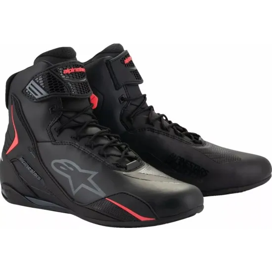 Дамски мото боти ALPINESTARS STELLA FASTER V4 в черно и розово