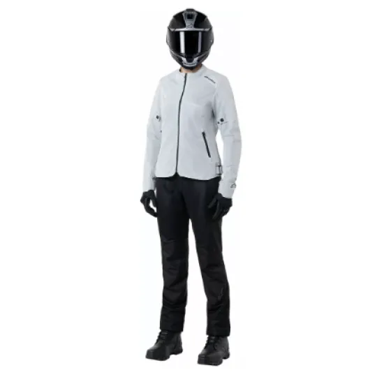 ALPINESTARS STELLA C-1 AIR Silver – дамско мото яке с мрежа и протектори за лято Дамско лятно яке ALPINESTARS STELLA C-1 AIR Silver – мрежеста структура и вградени протектори