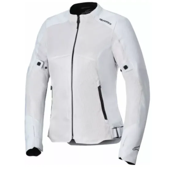ALPINESTARS STELLA C-1 AIR Silver – дамско мото яке с мрежа и протектори за лято Дамско лятно яке ALPINESTARS STELLA C-1 AIR Silver – мрежеста структура и вградени протектори