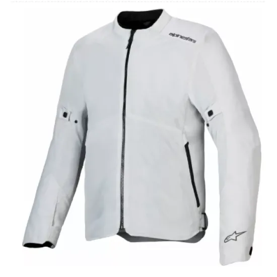 ALPINESTARS C-1 AIR SILVER – лятно мото яке със сребрист дизайн и протектори