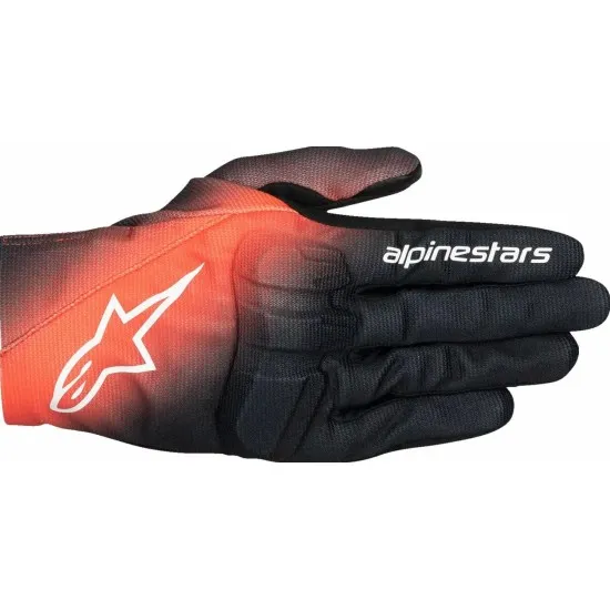 Ръкавици ALPINESTARS REEF V2 BK/RD FLUO/WHT с TPU защита и E-touch технология