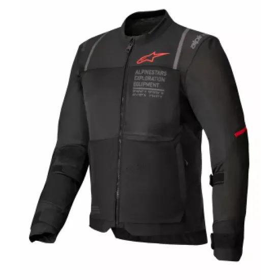 Текстилно мото яке ALPINESTARS T-2 AIR BK – вентилирано туристическо яке с протектори и Tech-Air съвместимост