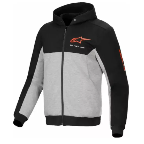 ALPINESTARS CHROME V2 SPORT мото суичър – черен, сив и червен