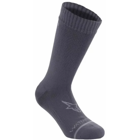 Водоустойчиви чорапи Alpinestars A-Dura WP Dark Titanium – дишащи и топли мото чорапи
