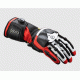 Мото ръкавици KNOX Handroid MK5 Red – кожени, спортни, с BOA система и SPS защита