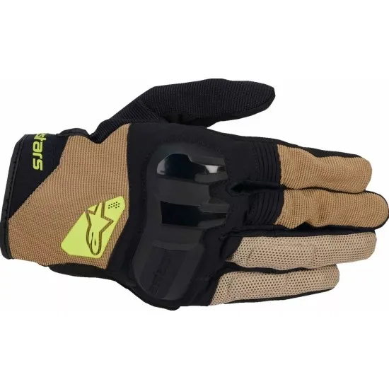 Ръкавици ALPINESTARS CHROME V2 KHKI/BL – вентилация, сцепление и защита
