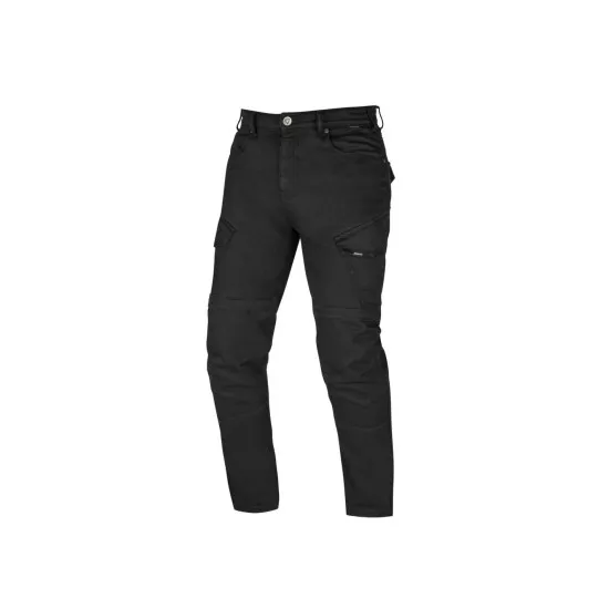 Мото дънки SECA SQUADRON BLACK SHORT – Еднослойни дънки с висока издръжливост