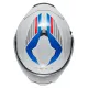 Каска NEXX X.LIFETOUR FLIP UP GLOBE WHITE BLUE – слънчеви очила и звукоизолация за комфорт при каране
