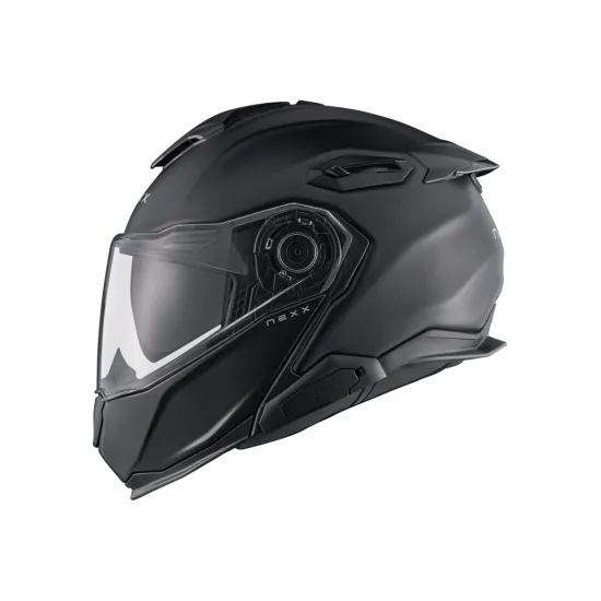 Каска NEXX X.LIFETOUR FLIP UP PLAIN BLACK MATT – удобство и безопасност на пътя