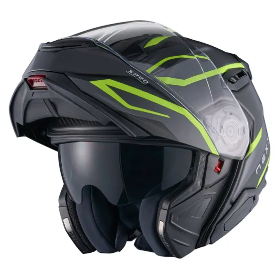 Каска NEXX X.LIFETOUR FLIP UP PRO MILE NEON GRAY – ултралека и комфортна за пътувания