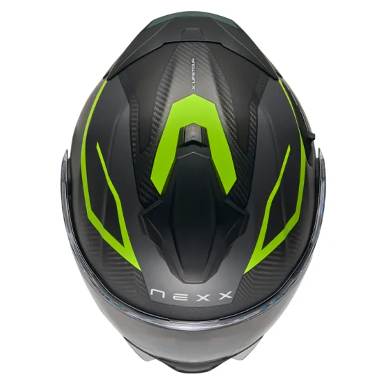 Каска NEXX X.LIFETOUR FLIP UP PRO MILE NEON GRAY – ултралека и комфортна за пътувания