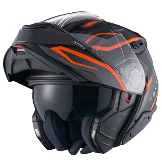 Каска NEXX X.LIFETOUR FLIP UP PRO MILE ORANGE GRAY – перфектен избор за пътувания