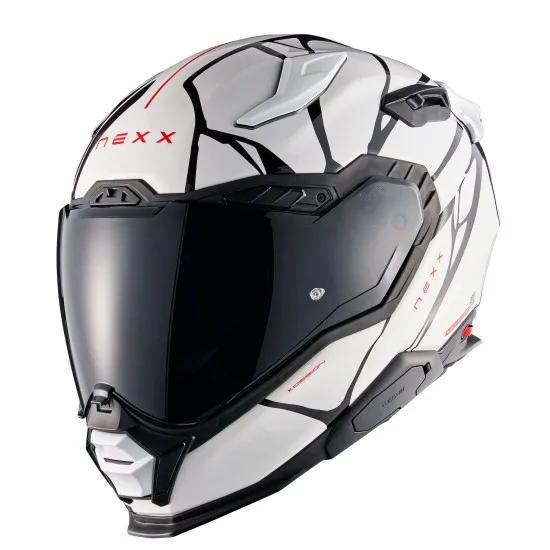 Каска NEXX X.WST3 B-SIDE WHITE BLACK – аеродинамичен дизайн и висока безопасност