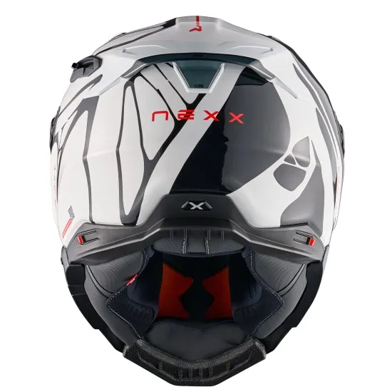 Каска NEXX X.WST3 B-SIDE WHITE BLACK – аеродинамичен дизайн и висока безопасност
