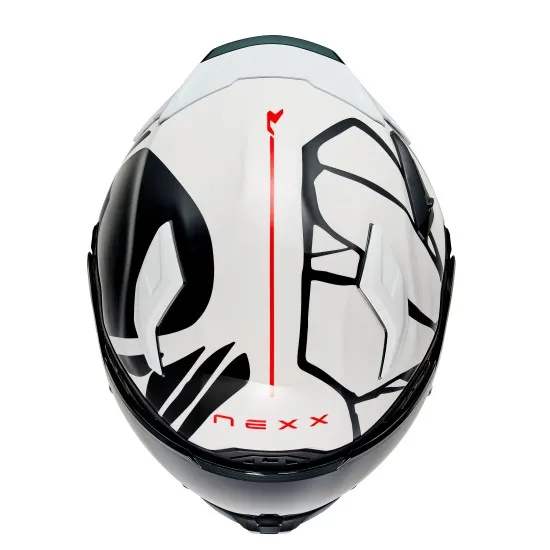 Каска NEXX X.WST3 B-SIDE WHITE BLACK – аеродинамичен дизайн и висока безопасност