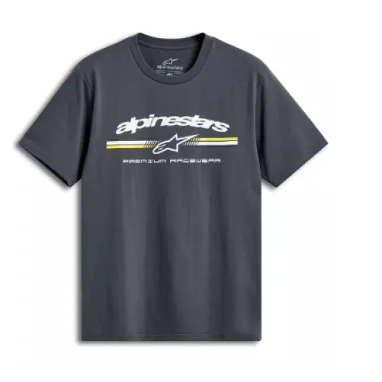 Мото тениска Alpinestars CSF Prevail Charcoal – спортна тениска с лого Astars
