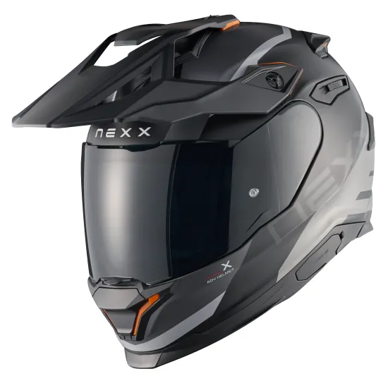 NEXX Y.TRAVL QUEST BLACK GRAY – каска с UV защита, Bluetooth свързаност и Pinlock визьор Адвенчър каска NEXX Y.TRAVL QUEST BLACK GRAY – универсална офроуд каска с отлична вентилация