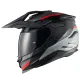 Адвенчър каска NEXX Y.TRAVL QUEST BLACK RED – универсална каска за офроуд и шосейно каране