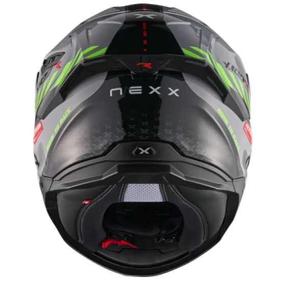 Каска NEXX Y100R FADE GRAY BLACK – ултралека и безопасна мото каска с слънчеви очила