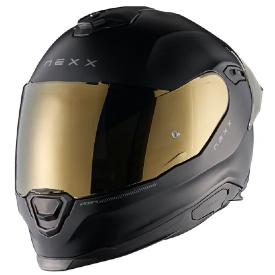 Каска NEXX Y100R SUBSONIC BLACK GOLD MATT – модерен и комфортен избор за мотоциклетисти