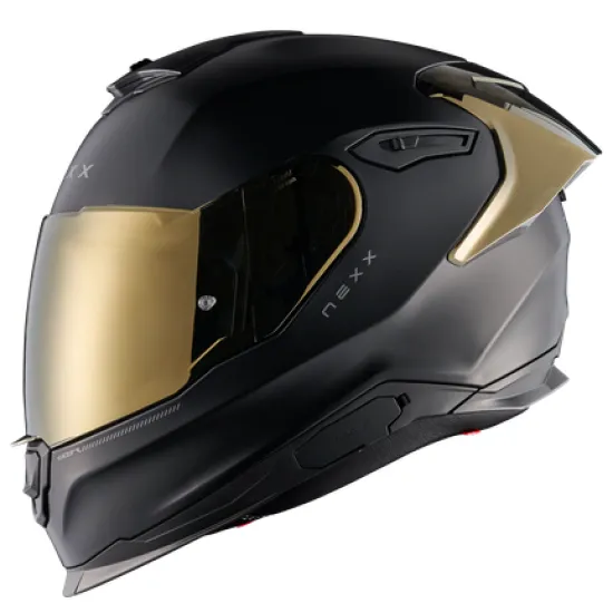 Каска NEXX Y100R SUBSONIC BLACK GOLD MATT – модерен и комфортен избор за мотоциклетисти