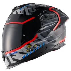 Каска NEXX Y100R URBANGRAM BLACK RED MATT