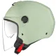 Каска NEXX Y.10 PLAIN PASTEL GREEN – пастелно зелен модел със слънчеви очила и микрометрична закопчалка