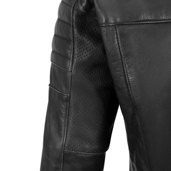 SECA HORNET II BLACK – Стилно и защитно кожено мото яке