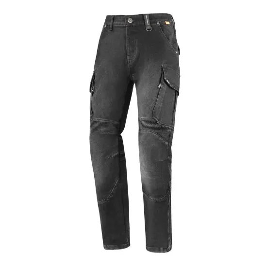 Мото дънки SECA SQUARE II Washed Black – стил, защита и комфорт