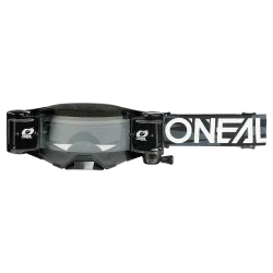 Мотокрос очила O`NEAL B-33 ROLL OFF ICTUS BLACK/WHITE - CLEAR