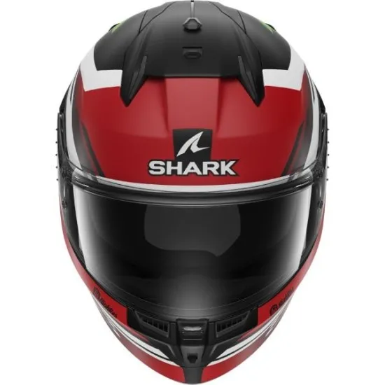 SHARK D-SKWAL 3 FIRSTLAP BK/GR/RD – каска с слънчеви очила, Pinlock и спортна графика