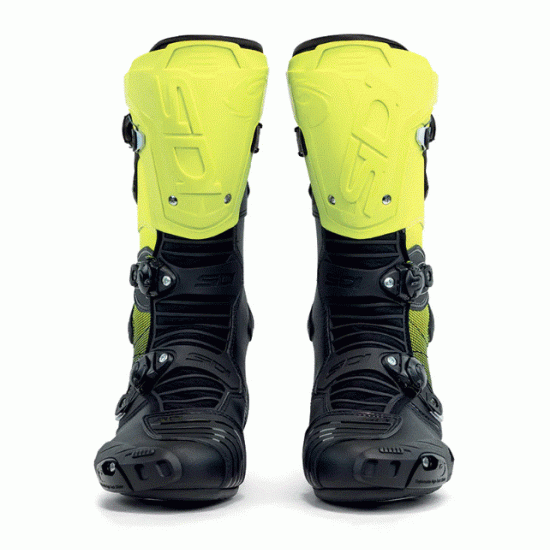 Мото ботуши SIDI MAG-1 BLACK/YELLOW – състезателни, ултралеки и регулируеми